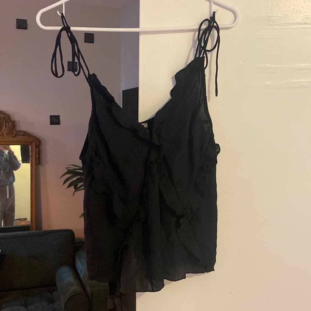 Free People Ruffle Blouse